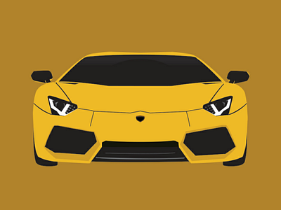 Lamborghini car yellow