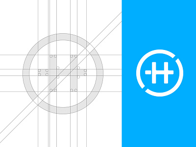 'H' Icon Logo design graphic design icon design logo logo design mark simple symbol vector