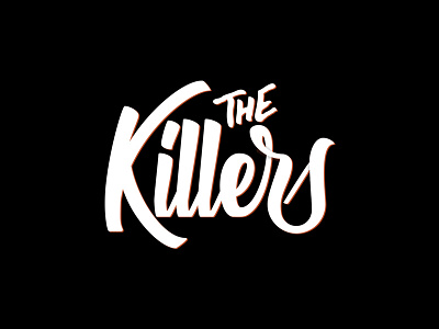 The Killers calligraphy design graphic hand letter lettering letters sketch sketching type typography