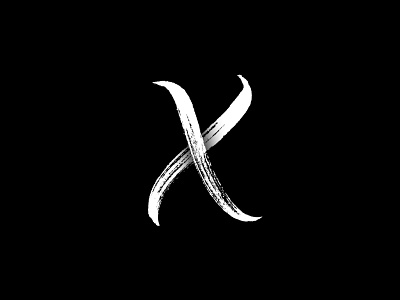 X calligraphy design graphic hand letter lettering letters sketch sketching type typography