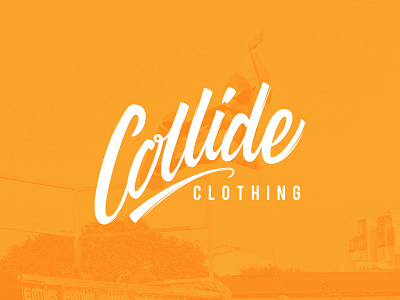 Collide Clothing! Hand Lettering Logo