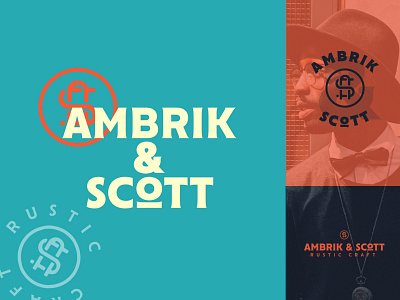 Ambrik & Scott brand branding design designer graphic icon identity identity design logo mark modern