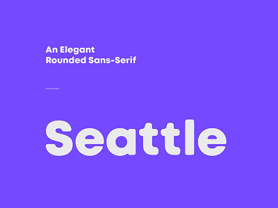 Seattle Sans branding calligraphy design designer graphic graphic design letters logo type typography ui ux vector