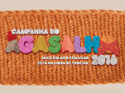 Campanha Agasalho 2016 3d cinema 4d cloth effect illustration render winter wool