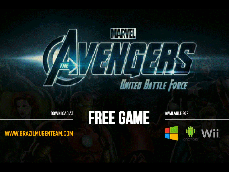 Free fan game: Avengers United Battle Force avengers captain america comics fan made game hawkeye hulk iron man marvel x men