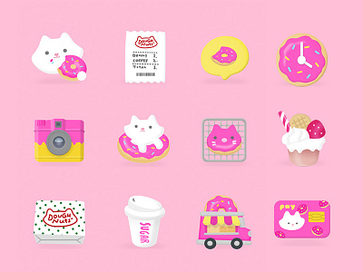 Soondooboo's Donuts Icon Pack desert icons sugarcat