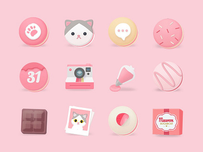 Dal's Macaroon Icon Pack