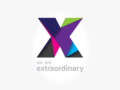 Extraordinary Logo WIP branding logo material design