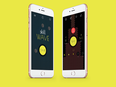New Updated Ui for Skill Wave - iOS game app casual game gaming ios iphone mobile skill ui wave