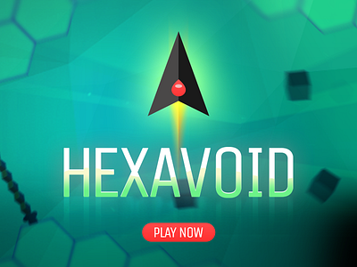 New Game Hexavoid Promo app arcade game gaming hexavoid ios iphone mobile space spaceship ui