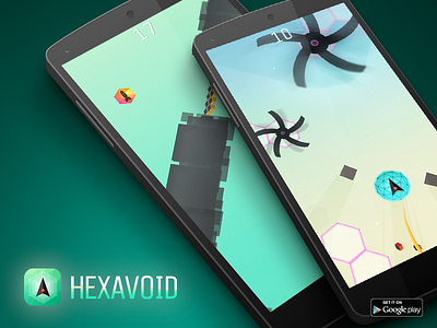 Mobile Game Hexavoid for Android android app game google hexavoid interface mobile nexus phone play screenshot