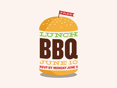 Free BBQ bbq burger free illustration lunch