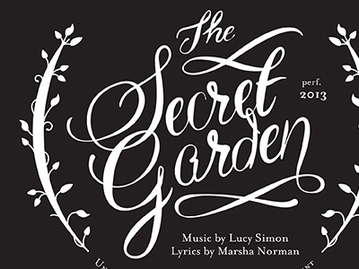 Secret Garden Lettering