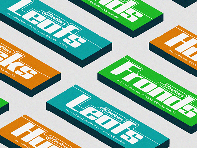 Firefibers, All—Natural Rolling Papers design logo packaging typography ui web