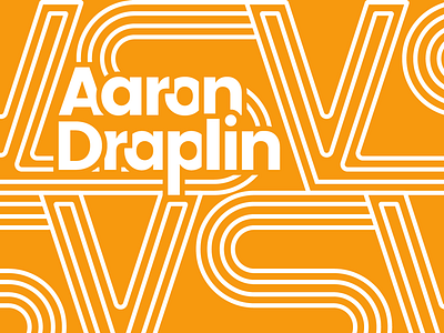 Draplin vs. Ringling [WIP] draplin logo orange poster screen screenprinting thicklines type typography wip