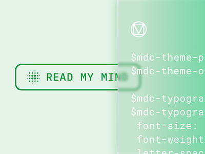 Read My Mind build button card code css font glitch google material medium scss shadow theming tonal