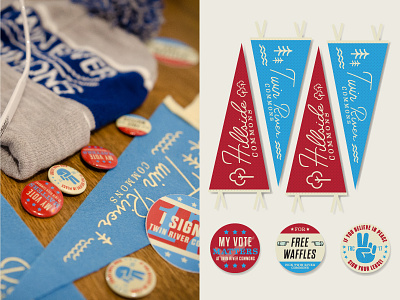 Lease-Up Campaign Printed Thangs campaign college oh boy pennants
