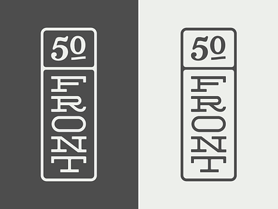 50 Front Vertical Logo apartment logo