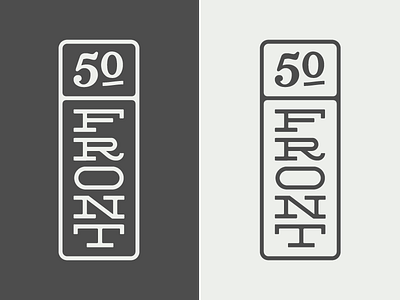 50 Front Vertical Logo