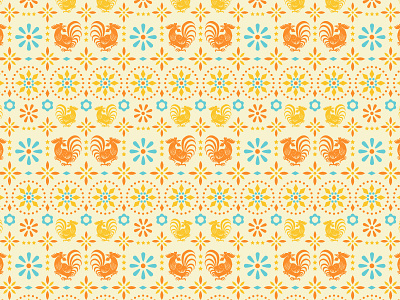 Rooster Tile Pattern