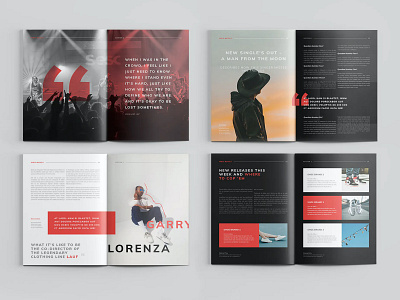 Magazine Design booklet branding company profile design editorial layout magazine print