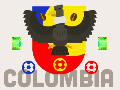 GOOOOL! bird coffee colombia emerald fifa fútbol soccer