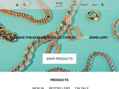 Zaifa - A small jewelry business website