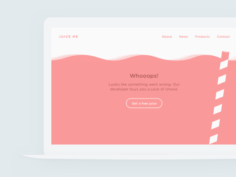 Daily UI Day 8 404 page page error 008 dailyui 404