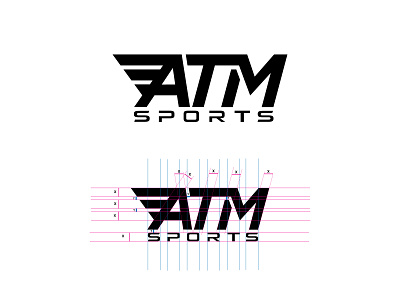 Sports Logo Design branding geometic logo logo design minimal speed logo sports logo type logo typography.