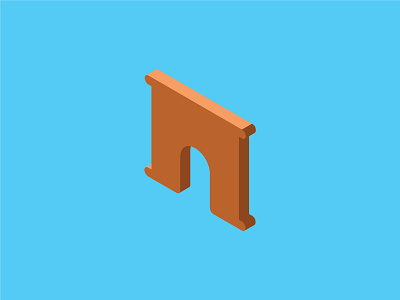 Isometric Archway Icon