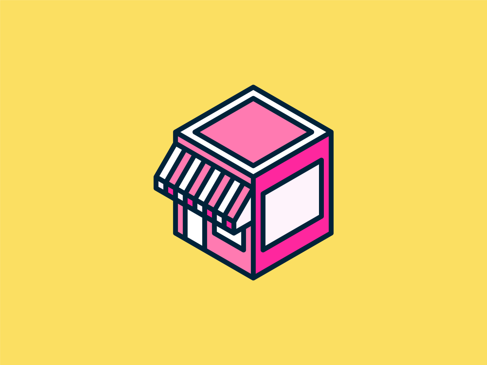 Isometric Shop Icon by Blagica Poposka on Dribbble