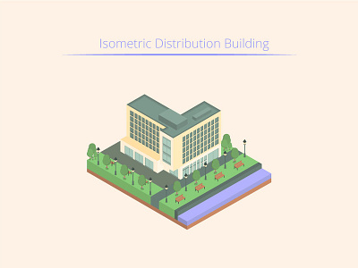 Isometric Distribution Building