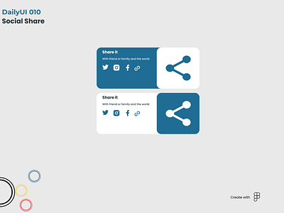 Daily UI 010 - Social Share
