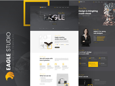 Eagle Studio - Creative PSD Template