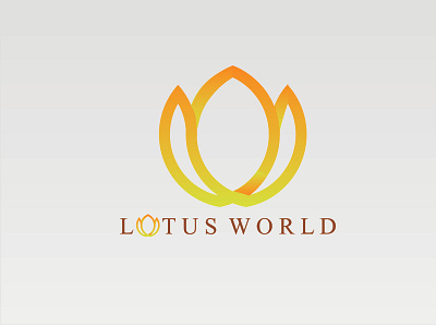 LOTUS WORLD branding graphic design illustration logo vector vector art