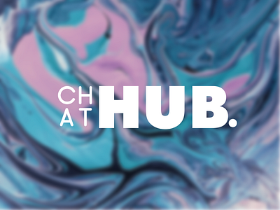 Chat Hub app branding design graphic design illustration logo typography ui ux vector vector art