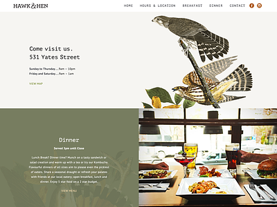 Restaurant Website clean food illustration minimal photography restaurant typography web design website white wordpress
