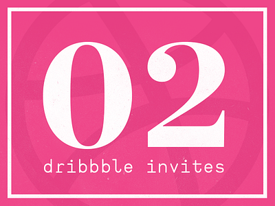 x02 dribbble invites