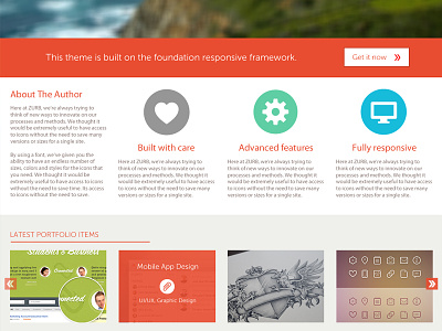 Wordpress Theme pt 2 clean design minimal web design webdesign wordpress