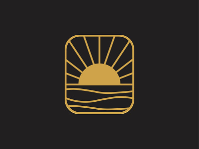 Sunset Logo branding design graphic design icon illustration logo minimalist stained glass sunset vector