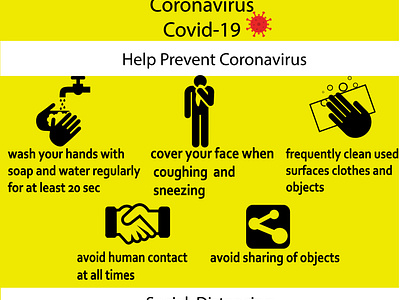 corona virus alert banner