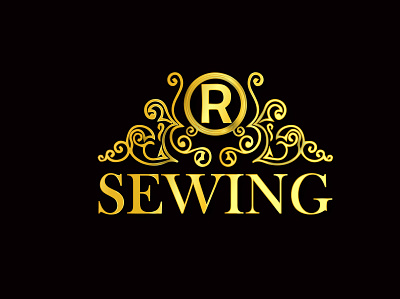 sewing logo 3d animation branding golden logo graphic design logo modern logo motion graphics ui vector