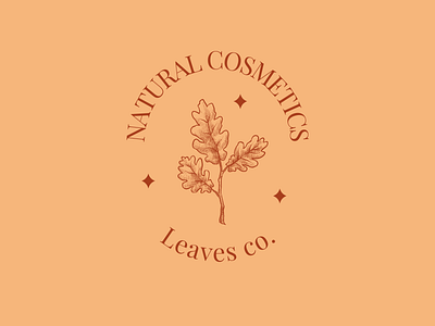 NATURAL COSMETICS Retro Logo for Cosmetics Brand branding canva design illustration logo natural