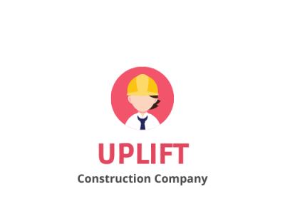 UPLIFT Logo Vector For Construction Company branding canva design illustration logo