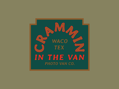 Crammin' in the Van neon neon sign old sign photobooth retro texas van vanagon vintage vw waco