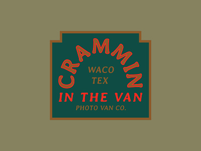 Crammin' in the Van neon neon sign old sign photobooth retro texas van vanagon vintage vw waco