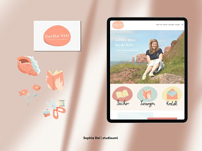 Website & Identity for an Children Book author 📔