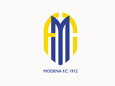 Modena Calcio 1912 brand brand identity branding calcio creativity design graphic design illustrator logo logo calcio modena calcio soccer logo soccert sport sport logo typography