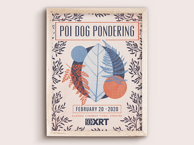 Poi Dog Pondering Poster design illustration poster screen print