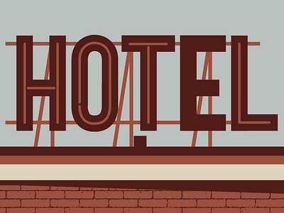 Detail illustration typography